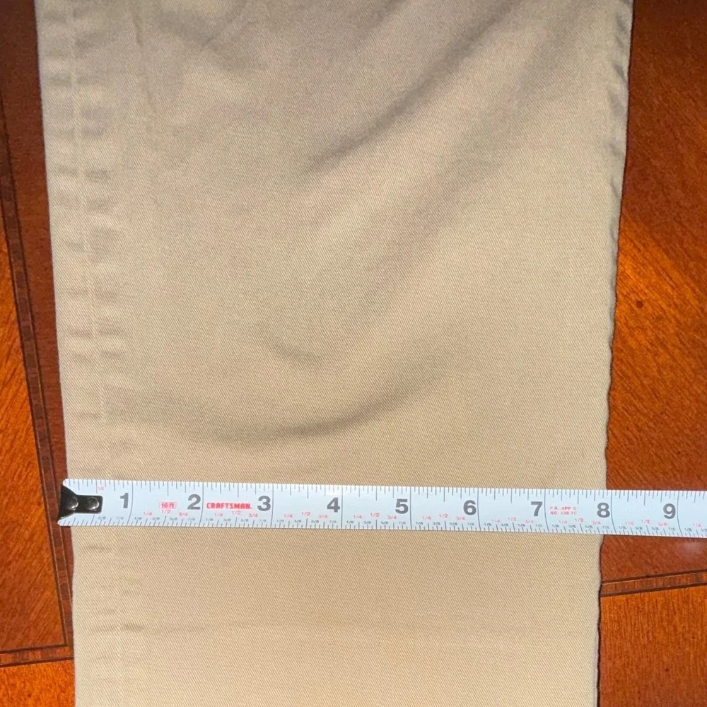 J‎ Crew Bedford Chino Pants Khaki Tan Flat Front Mens Size 34x32 Business Casual